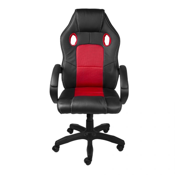 Cadeira RAPTOR Gamer Vermelho – Base Rodízio - Image 2