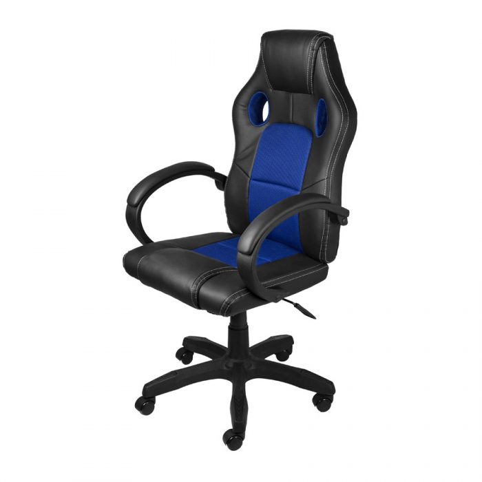 Cadeira RAPTOR Gamer Azul – Base Rodízio