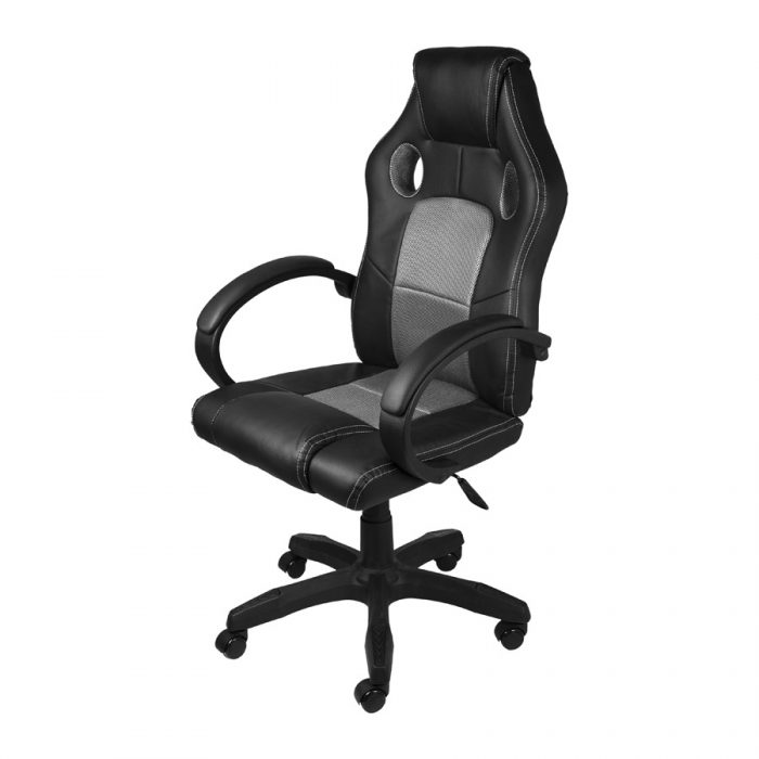 Cadeira RAPTOR Gamer Cinza - Base Rodízio