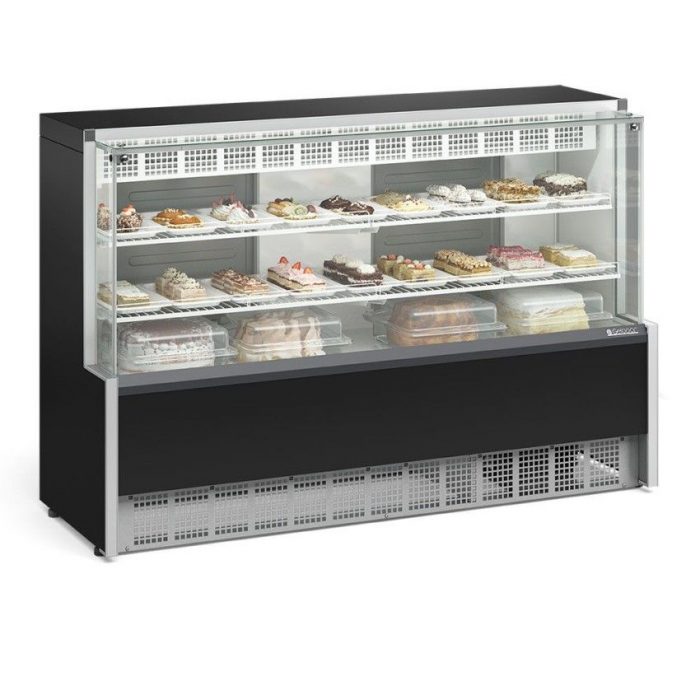 Vitrine Refrigerada Confeitaria Dupla Função GPEA-175R PR