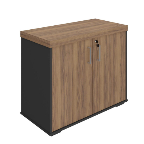 BALCÃO TAMBURATO 2 PORTAS - NOGAL/PRETO 006169