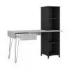 ESCRIVANINHA FUSION - CONCRETO/PRETO - Imagem 2