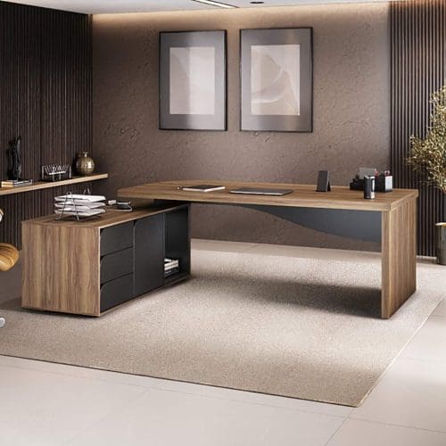 Mesa Tamburato Select – Nogal/Preto